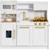 Pretend Play Kitchen with Espresso Machine