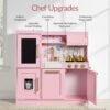Pretend Play Kitchen with Framed Chalkboard