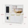 Pretend Play Kitchen with Framed Chalkboard