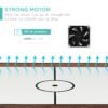 Tabletop Air Hockey Arcade Game Table w/ 2 Pucks, 2 Strikers - 40in