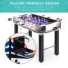 48in Foosball Table for Kids & Adults w/ 2 Balls