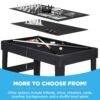 10-in-1 Combo Game Table Set w/ Pool, Foosball, Ping Pong, Chess - 2x4ft