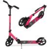 Kids Height Adjustable Kick Scooter w/ Carrying Strap, Non-Slip Deck