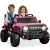 24V 2-Seater Electric Ride-On Car Truck w/ Parent Control, Bluetooth