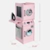 Alternate view of Pretend Play Kids Wooden Washer & Dryer Set w/ Laundry Accessories