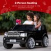 Alternate view of 12V 2-Seater Licensed Land Rover Ride-On w/ Parent Remote Control