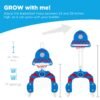 Alternate view of 3-in-1 Toddler Basketball Hoop Sports Activity Center Play Set