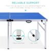 Portable Ping Pong Table Tennis Game Set w/ Paddles, Balls - 6x3ft