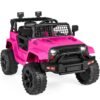 12V Kids Ride-On Truck Car w/ Parent Remote Control, Spring Suspension