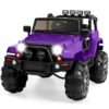 Jumbo 12V Kids Electric Ride On Car with Parent Remote, Seat Harness
