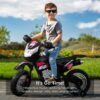 Alternate view of 6V Kids Electric Ride-On Motorcycle Toy w/ Training Wheels, Lights, Music