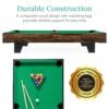 Additional product view of Tabletop Billiard Set, Pool Arcade Game Table w/ 2 Cues, Storage Bag – 40in