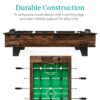 Tabletop Foosball Table, Arcade Table Soccer w/ 2 Balls - 40in
