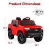 12V Licensed Chevrolet Silverado Ride On Truck w/ Parent Remote Control