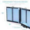 Portable Ping Pong Table Tennis Game Set w/ Paddles, Balls - 6x3ft