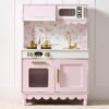 Pretend Play Cottage Kitchen Wooden Toy Set for Kids w/ 5 Accessories
