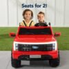 Additional product view of 24V Kids Ride On Car Officially Licensed Ford Lightning w/ Remote, 2 Speeds