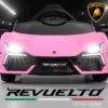 12V Kids Ride-On Car Officially Licensed Lamborghini Revuelto w/ Remote
