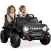24V 2-Seater Electric Ride-On Car Truck w/ Parent Control, Bluetooth
